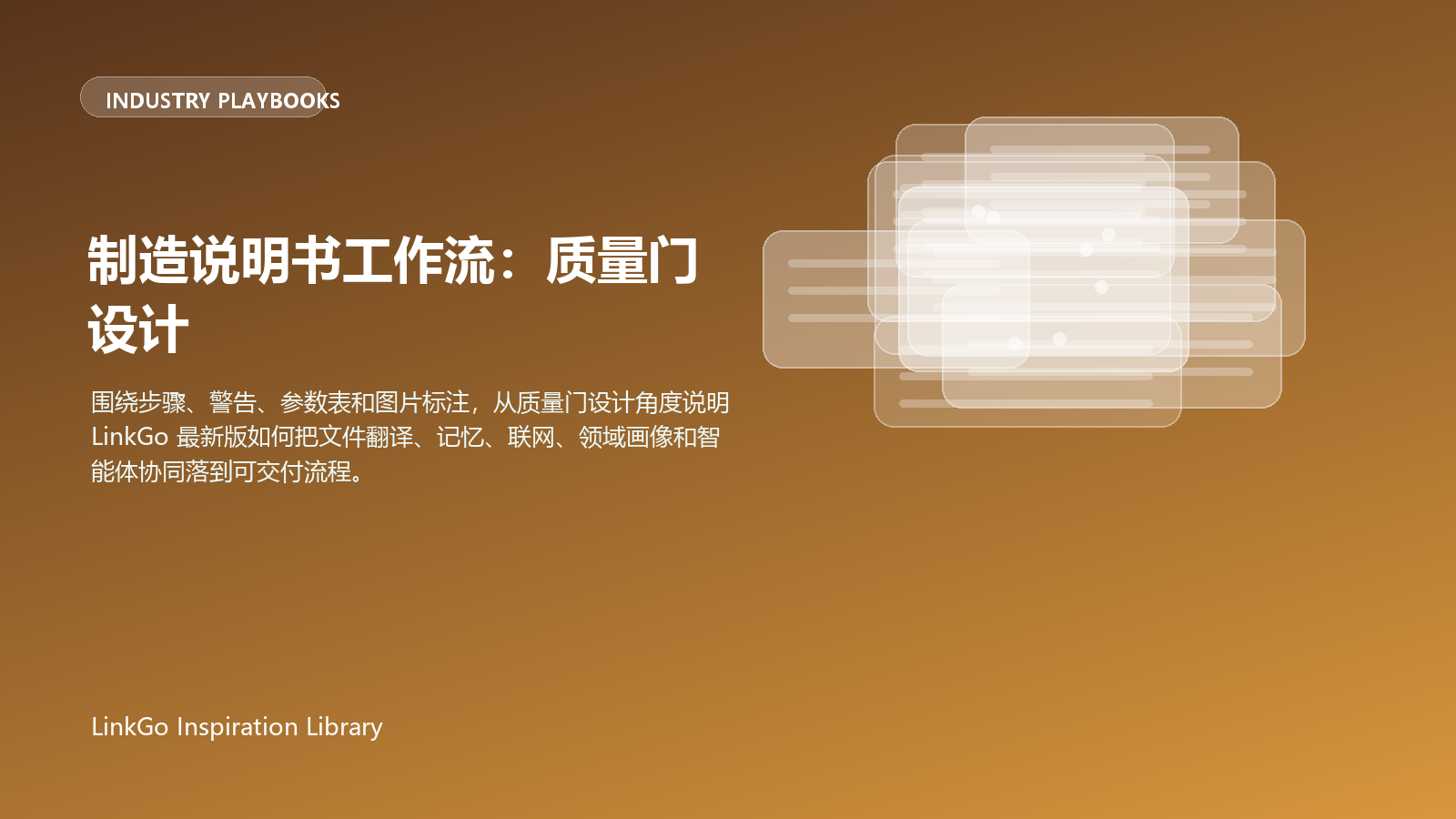 制造说明书工作流：质量门设计