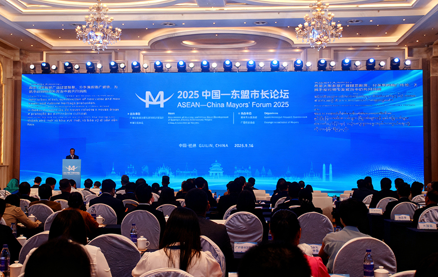 2025中国—东盟市长论坛会场大屏