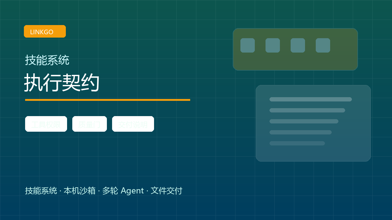 技能系统不是提示词堆叠：它是 Agent 的执行契约